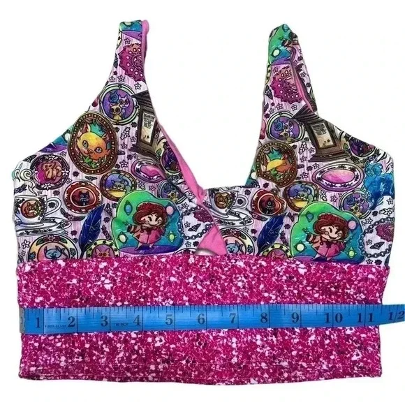 Handmade Harry Potter Umbridge Bralette Twist BraSports Bra Loungewear– Small
